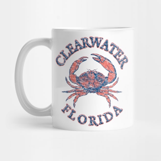 Clearwater, Florida, with Stone Crab on Wind Rose (Two-Sided) by jcombs